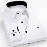 Jinquedai  Brand Men Shirt Male Dress Shirts Men Fashion Casual Long Sleeve Business Formal Shirt Camisa Social Masculina jinquedai