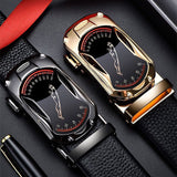 Jinquedai Belts Men Sports Car Luxury Brand Designer Fashion Automatic Buckle Genuine Leather Men Jeans High Quality Waist Male Strap jinquedai