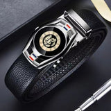 Jinquedai Belts Men Sports Car Luxury Brand Designer Fashion Automatic Buckle Genuine Leather Men Jeans High Quality Waist Male Strap jinquedai