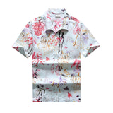 Jinquedai 26 Colors Summer Fashion Mens Hawaiian Shirts Short Sleeve Button Coconut Tree Print Casual Beach Aloha Shirt Plus Size 5XL jinquedai