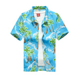 Jinquedai 26 Colors Summer Fashion Mens Hawaiian Shirts Short Sleeve Button Coconut Tree Print Casual Beach Aloha Shirt Plus Size 5XL jinquedai