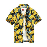 Jinquedai 26 Colors Summer Fashion Mens Hawaiian Shirts Short Sleeve Button Coconut Tree Print Casual Beach Aloha Shirt Plus Size 5XL jinquedai