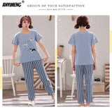 New Sleepwear Couple Men and Women Matching Home Suits Cotton Pjs Chic Chinese Word Prints Leisure Nightwear Pajamas for Summer jinquedai