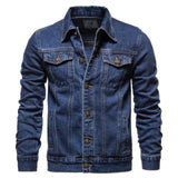 Men Light Blue Jean Jackets Casual Denim Coats New Men High Quality Wool Liner Thicker Winter Denim Jackets Warm Coats Size 6XL jinquedai