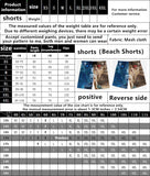 Jinquedai  viking Summer New Casual Shorts Men Beach Breathable Quick Dry Loose Shorts Men&#39;s Fashion  Print Short Pants Couple Shorts Male jinquedai