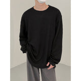 Jinquedai  Essential Arrow Knit Detail Long Sleeve T-Shirt jinquedai