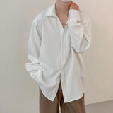 Jinquedai  Essential Short Collar Long Sleeve Shirt jinquedai