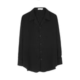 Jinquedai  Ribbed Knit Buttoned Shirt jinquedai